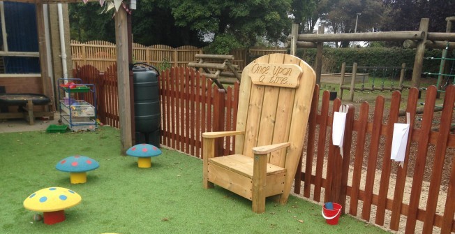 Playground Seating School in Broughton