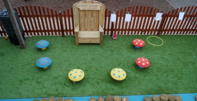 School Playground Seating in Broughton