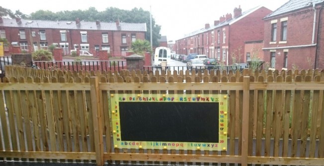 Literacy Wall Panel in Aycliffe Village